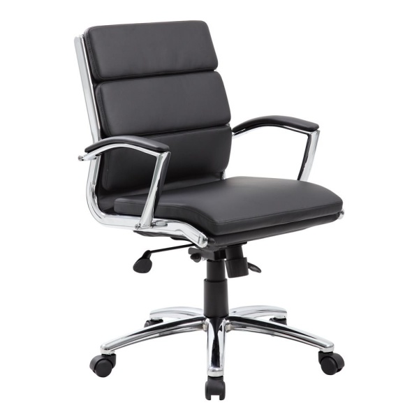 Executive-CaressoftPlus-Mid-Back-Chair-by-Boss-Office-Products